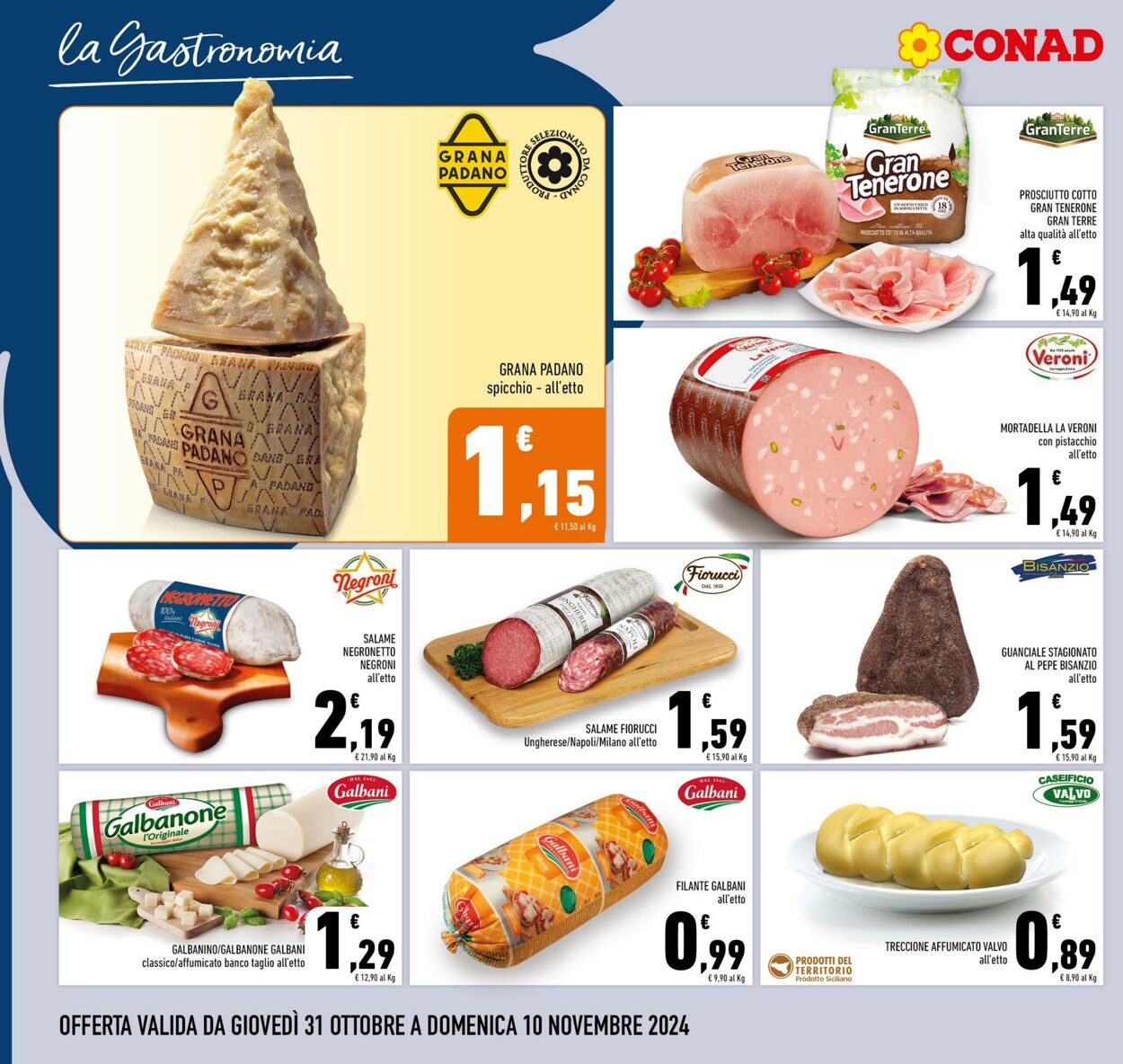 Volantino Conad 31.10.2024 - 09.11.2024