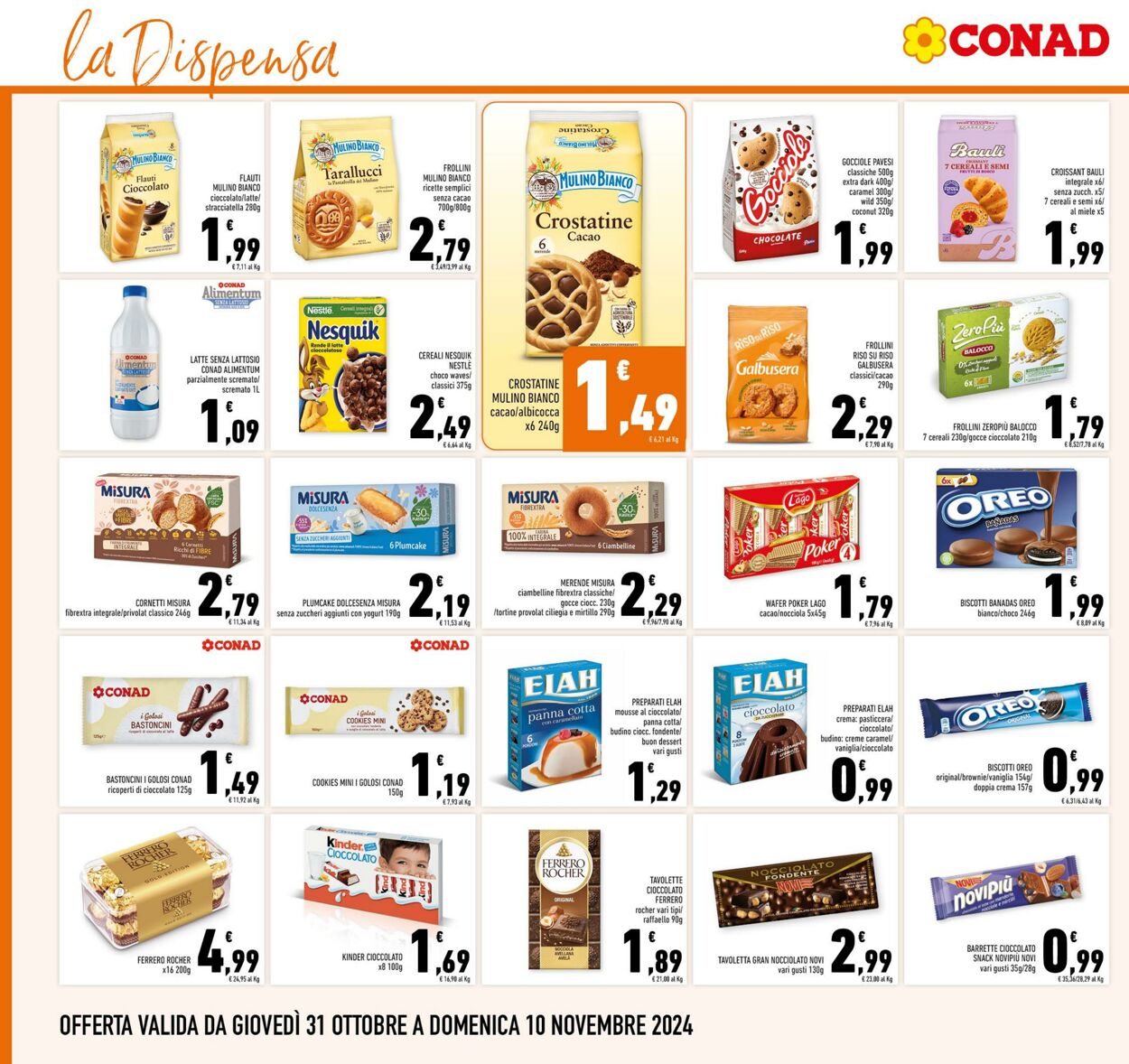 Volantino Conad 31.10.2024 - 09.11.2024