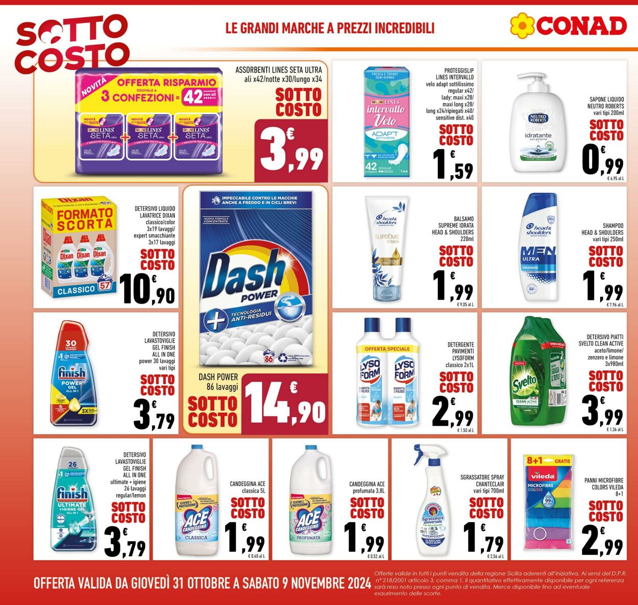 Volantino Conad 31.10.2024 - 09.11.2024