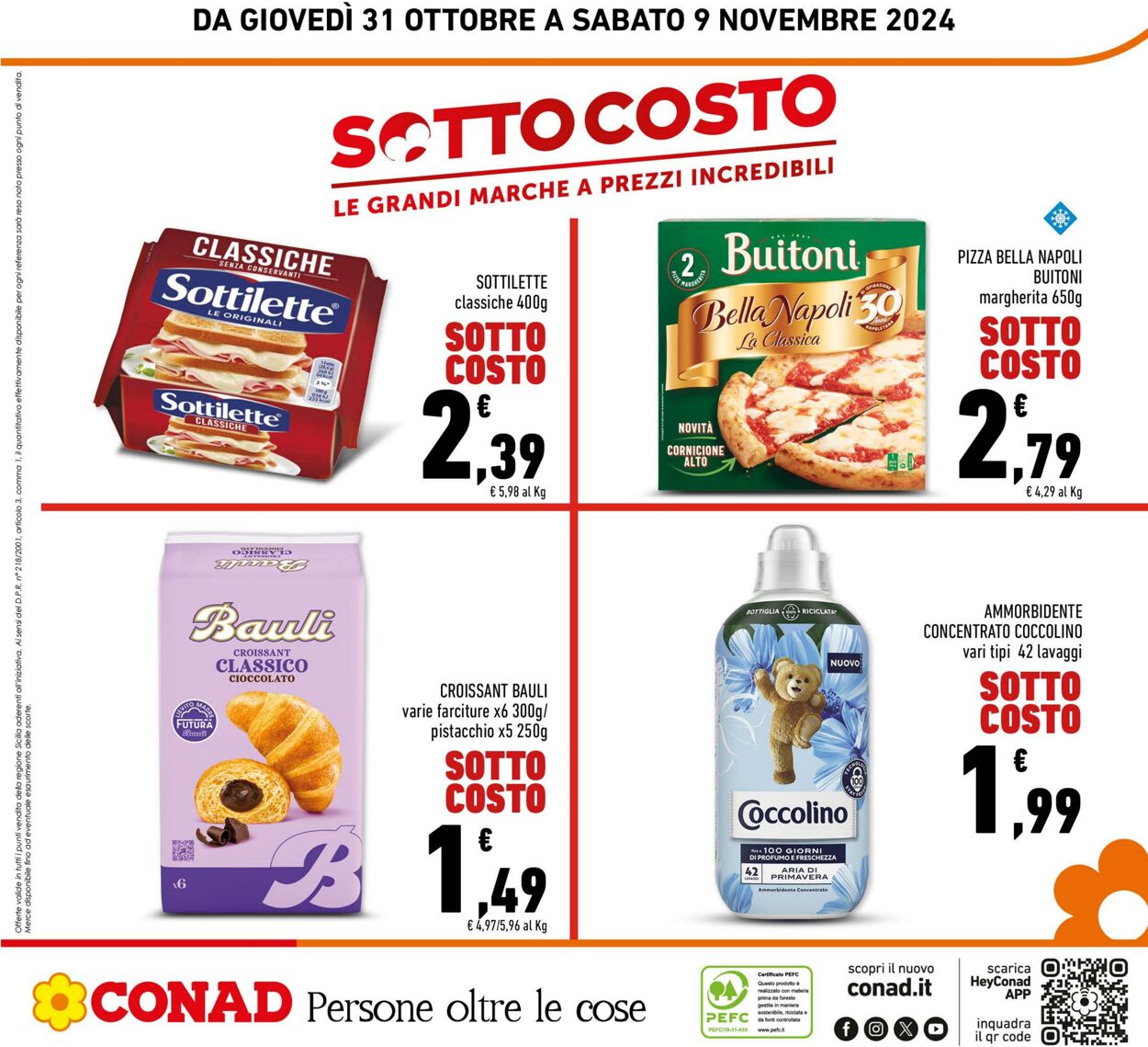 Volantino Conad 31.10.2024 - 09.11.2024