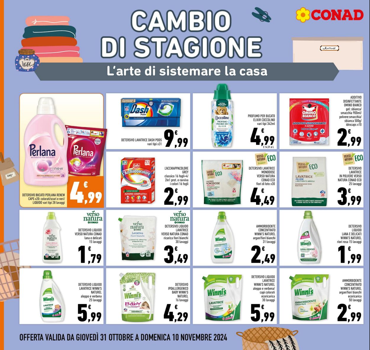 Volantino Conad 31.10.2024 - 09.11.2024