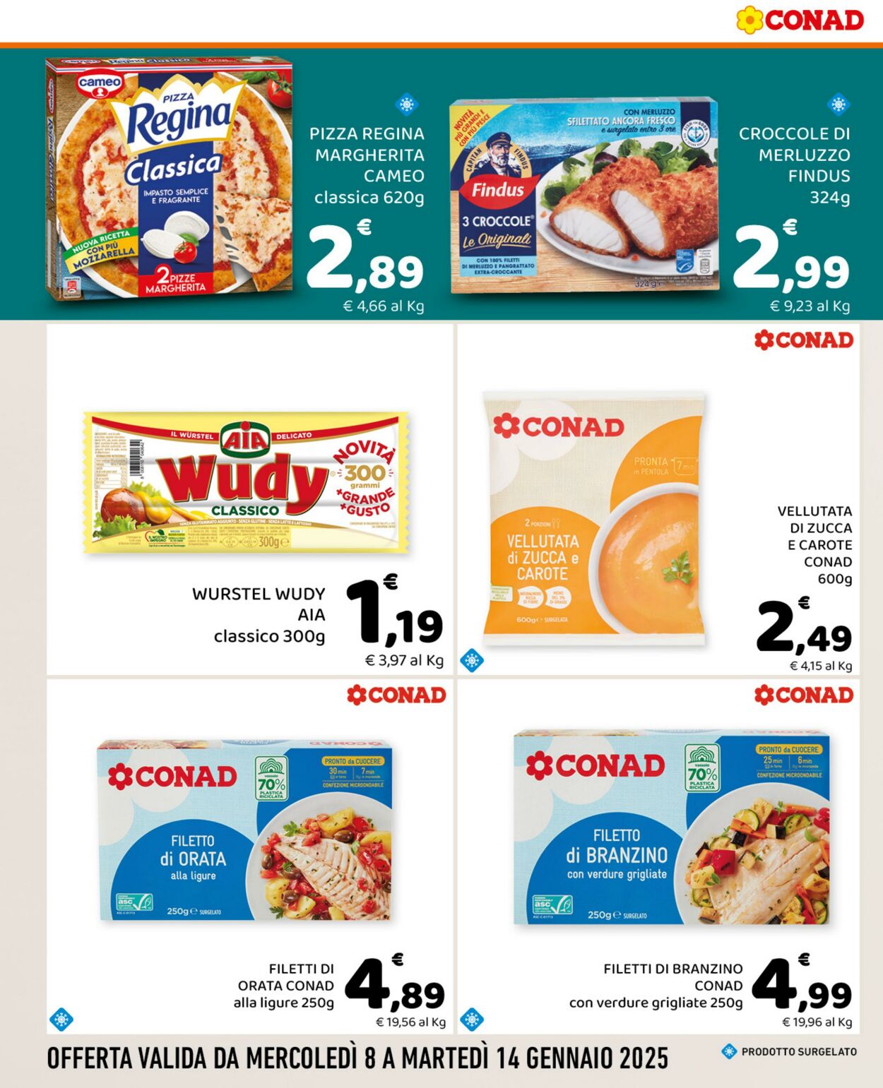 Volantino Conad 08.01.2025 - 14.01.2025