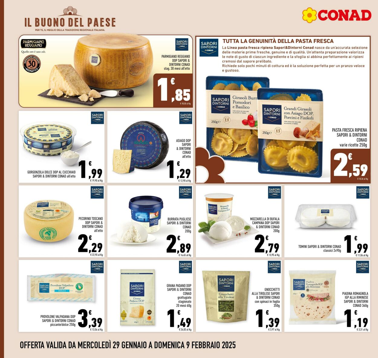 Volantino Conad 29.01.2025 - 09.02.2025