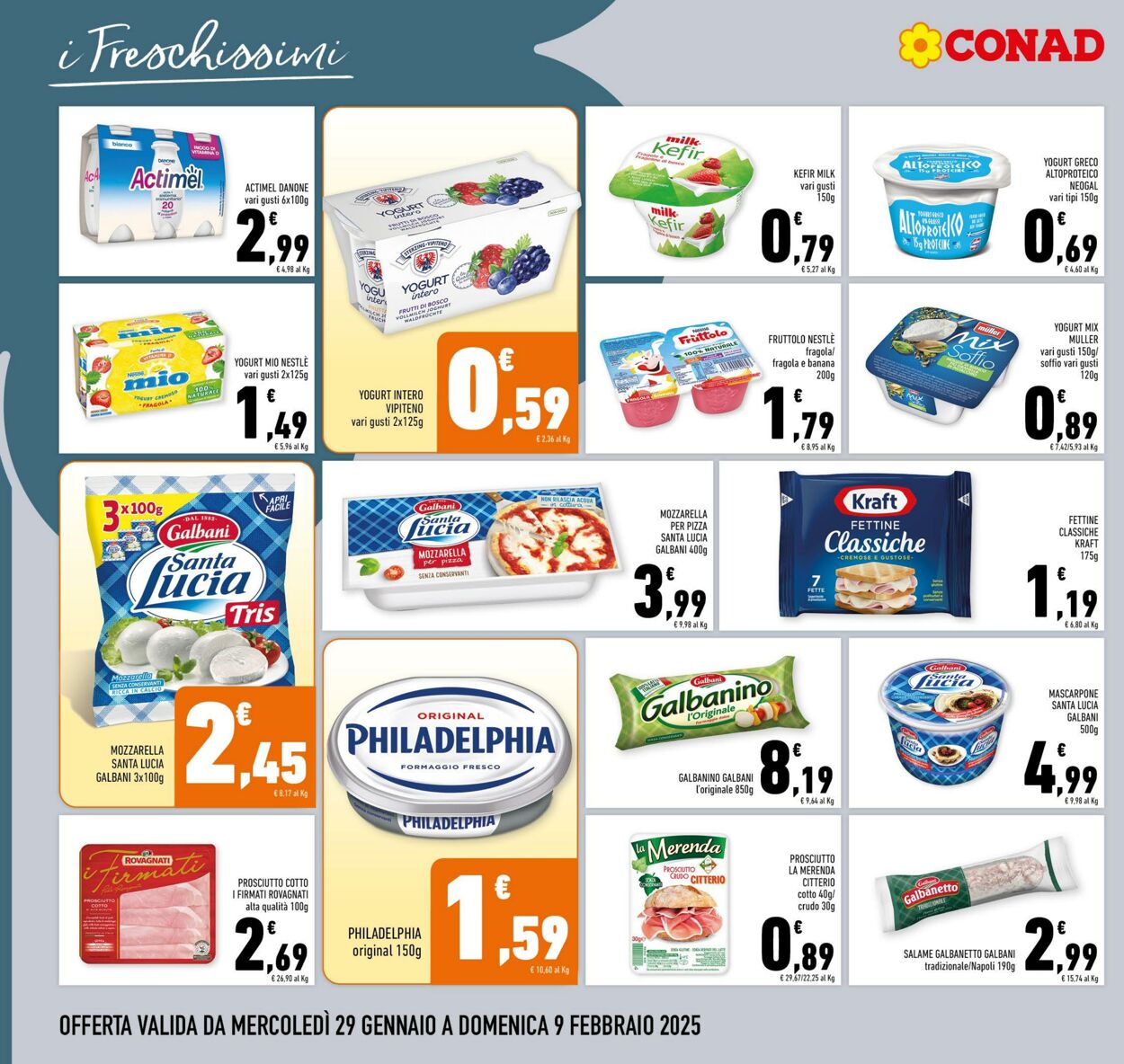 Volantino Conad 29.01.2025 - 09.02.2025