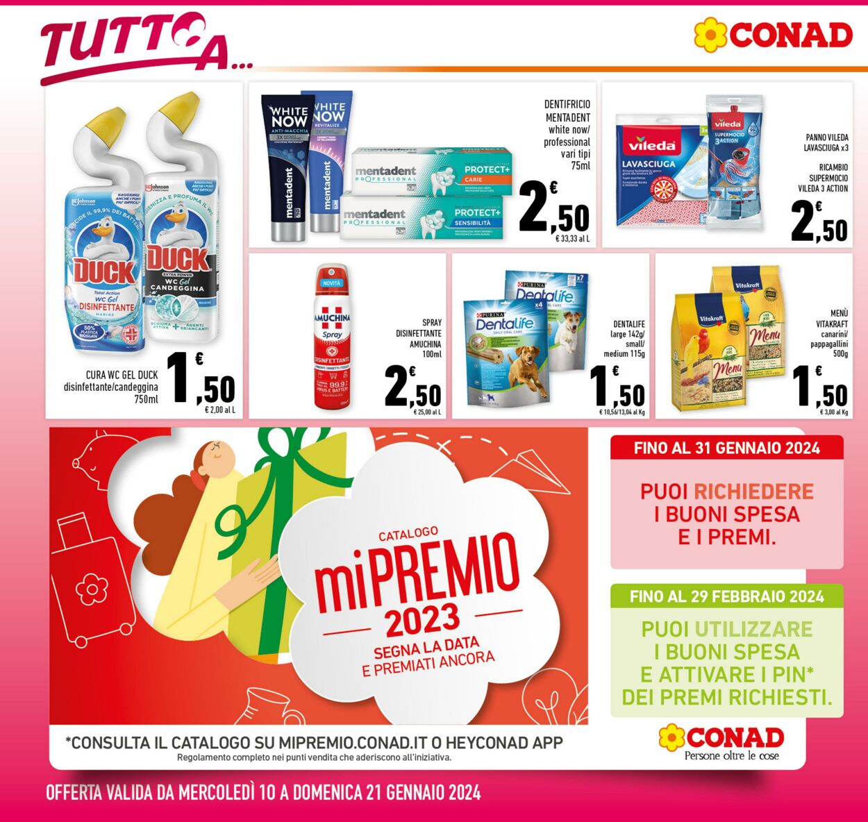 Volantino Conad 10.01.2024 - 21.01.2024