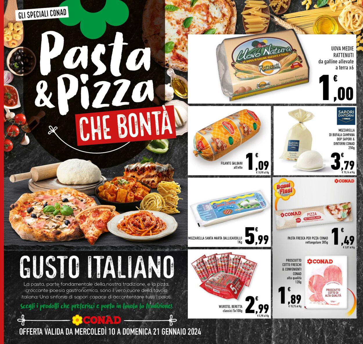 Volantino Conad 10.01.2024 - 21.01.2024