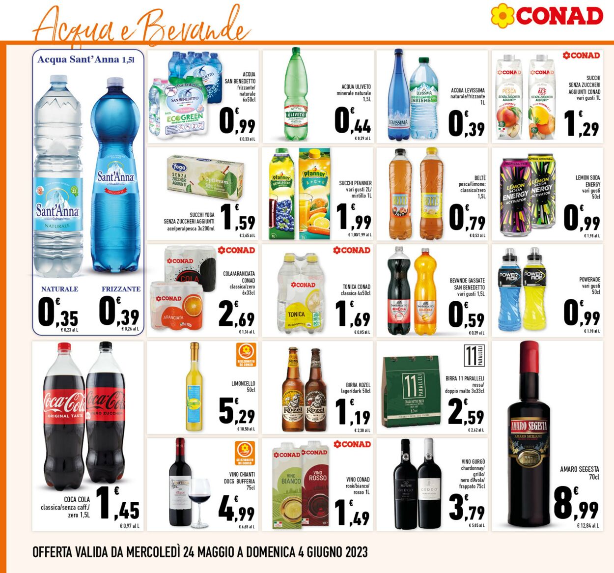 Volantino Conad 24.05.2023 - 04.06.2023