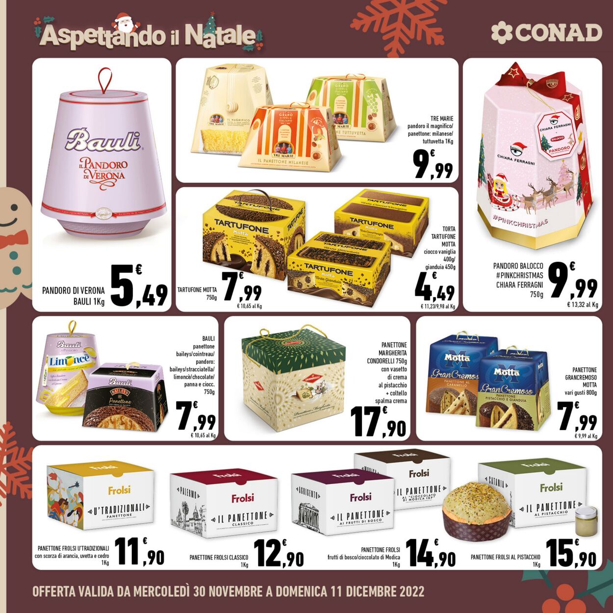 Volantino Conad 30.11.2022 - 11.12.2022