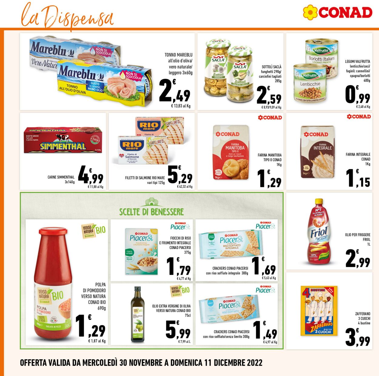 Volantino Conad 30.11.2022 - 11.12.2022