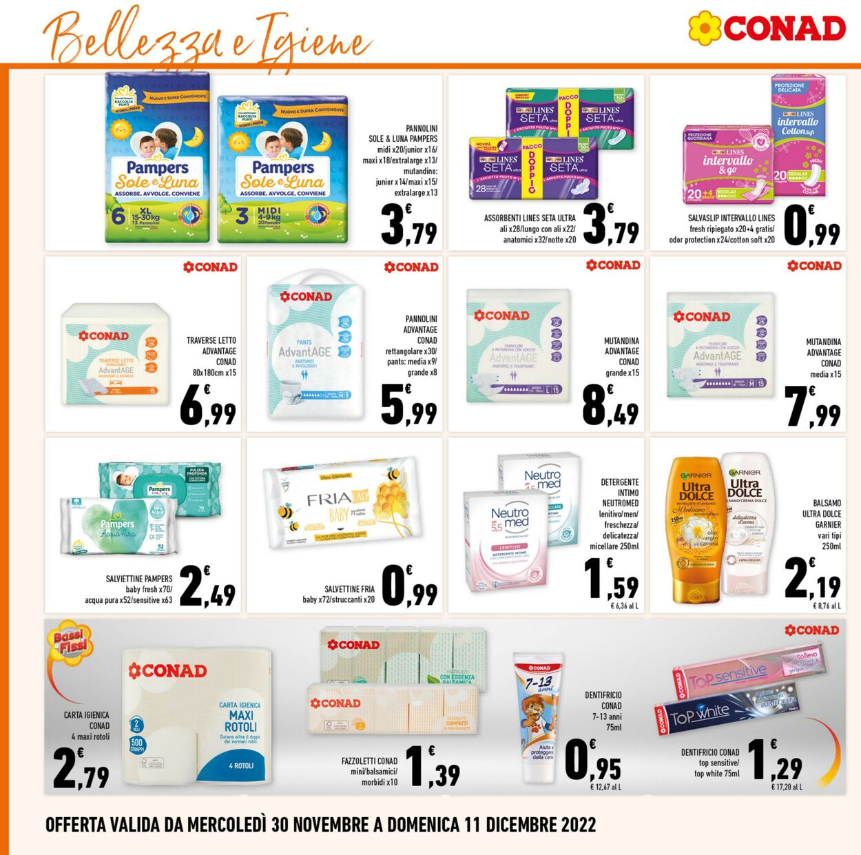 Volantino Conad 30.11.2022 - 11.12.2022