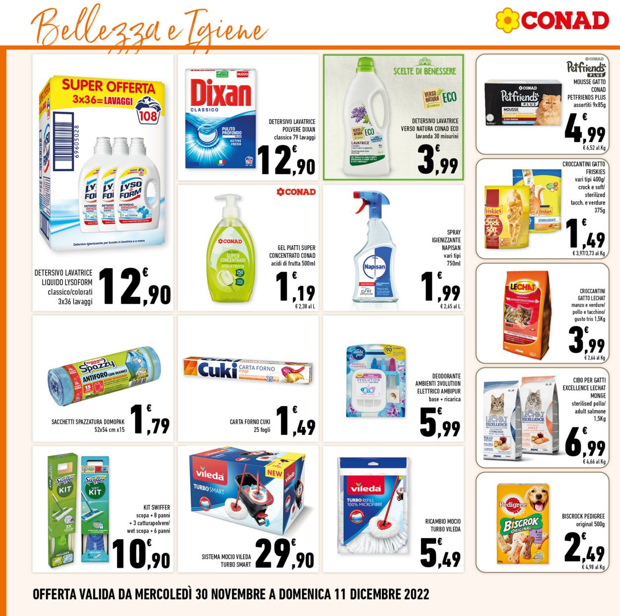 Volantino Conad 30.11.2022 - 11.12.2022