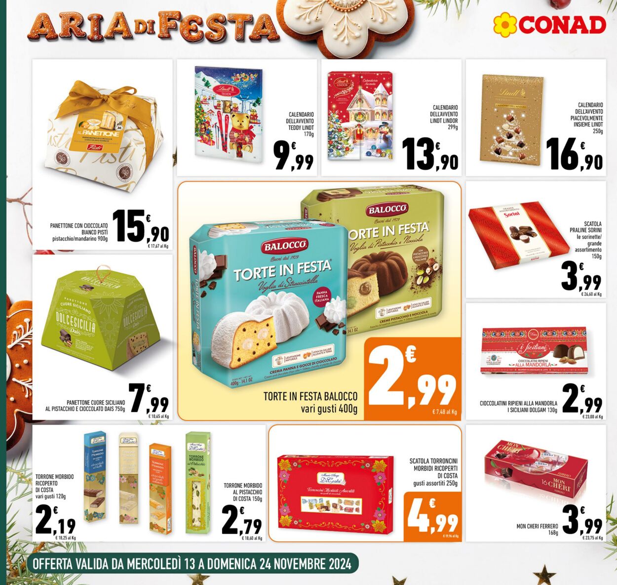 Volantino Conad 13.11.2024 - 24.11.2024