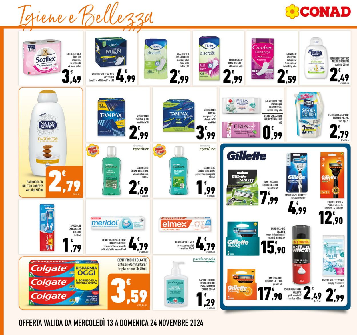 Volantino Conad 13.11.2024 - 24.11.2024