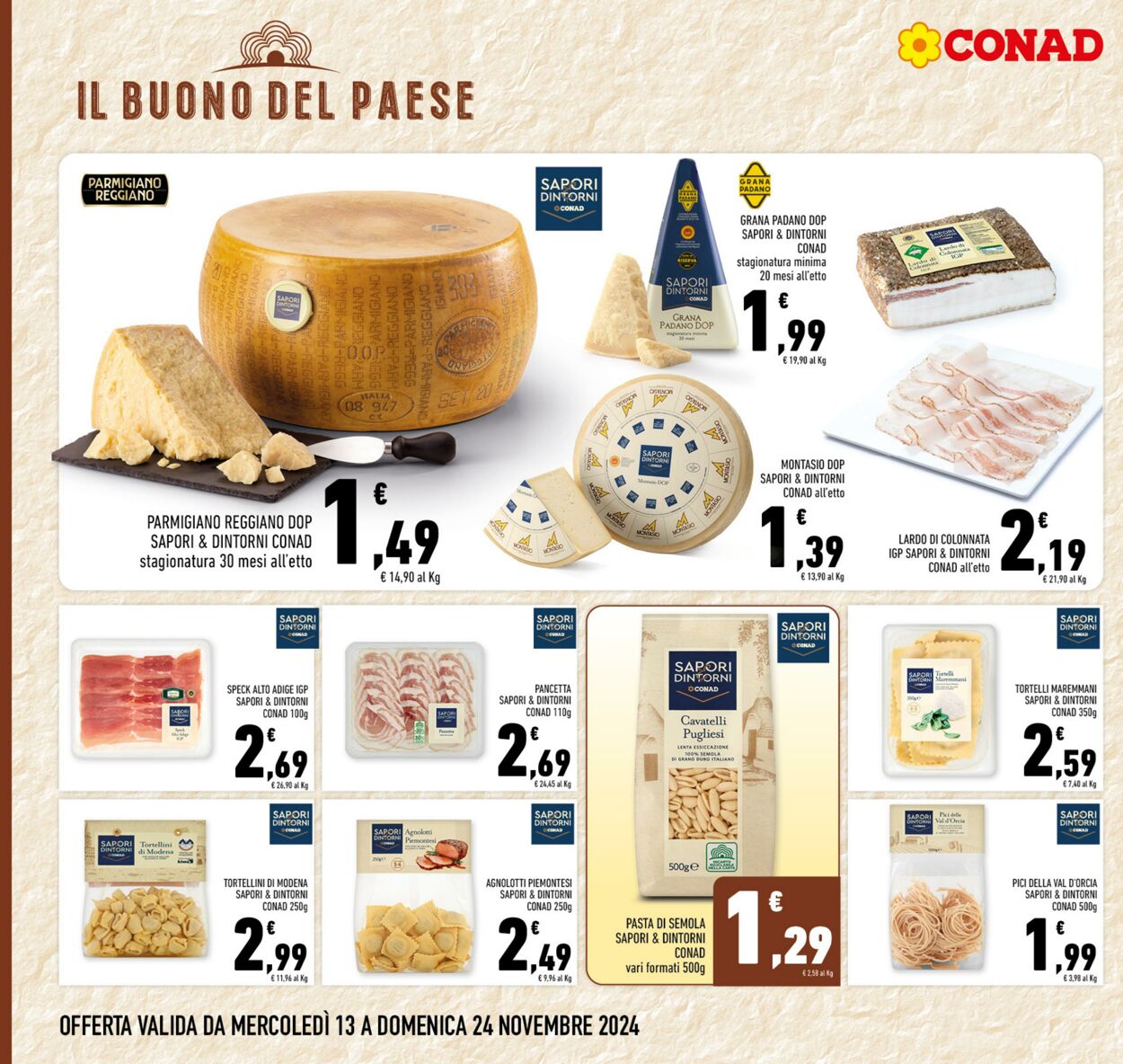 Volantino Conad 13.11.2024 - 24.11.2024