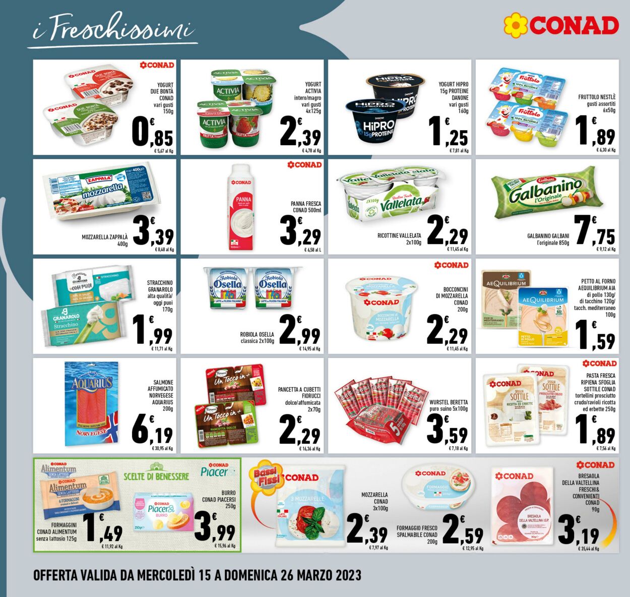 Volantino Conad 15.03.2023 - 26.03.2023