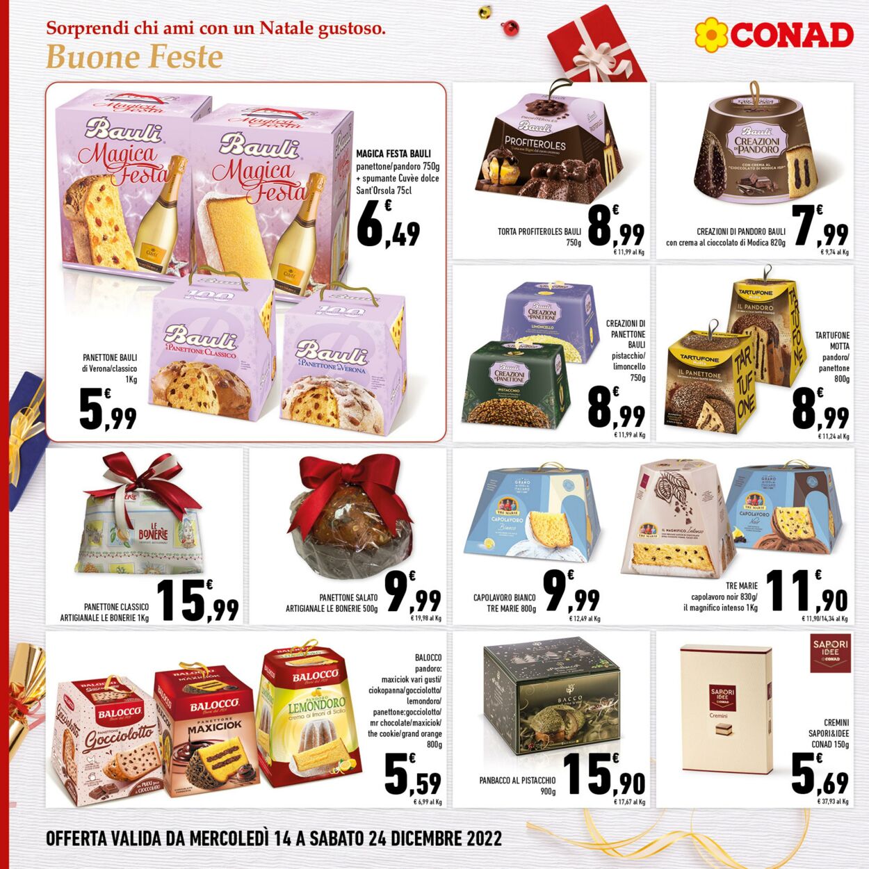 Volantino Conad 14.12.2022 - 24.12.2022