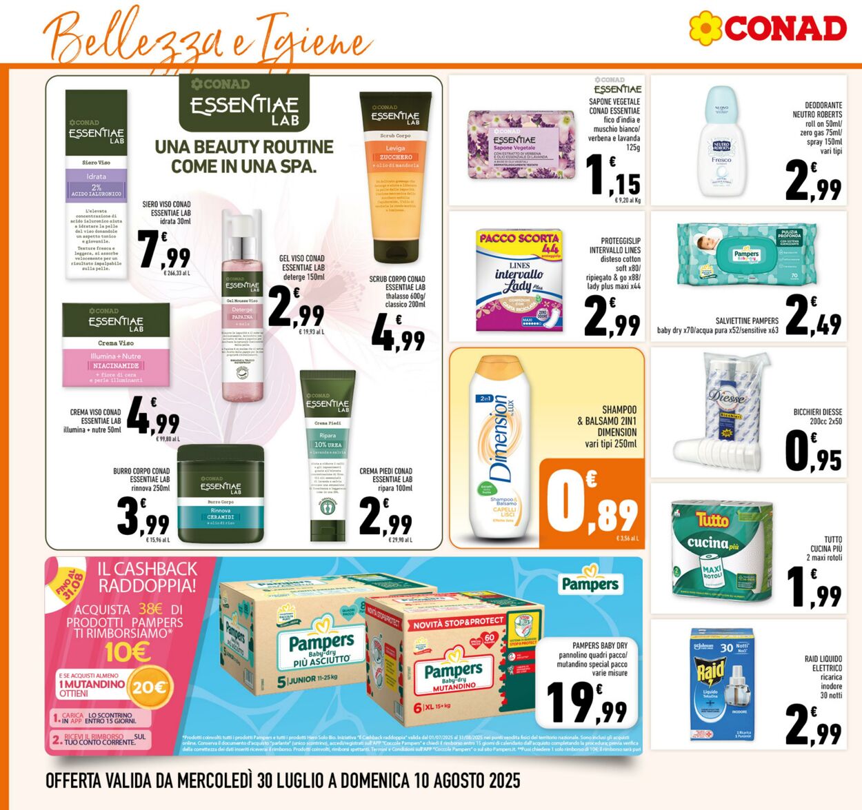 Volantino Conad 08.08.2025 - 08.08.2025