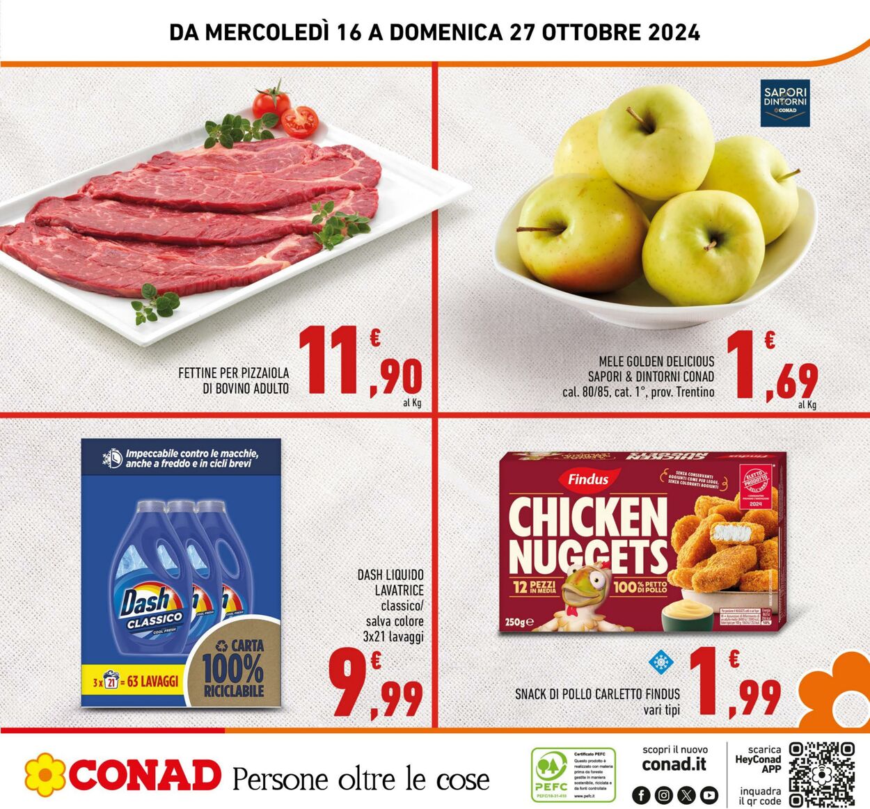 Volantino Conad 16.10.2024 - 27.10.2024