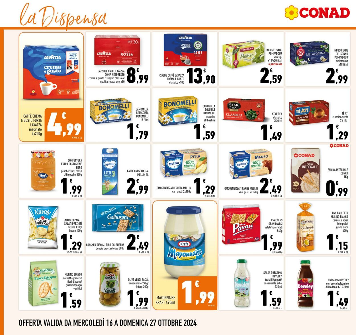 Volantino Conad 16.10.2024 - 27.10.2024