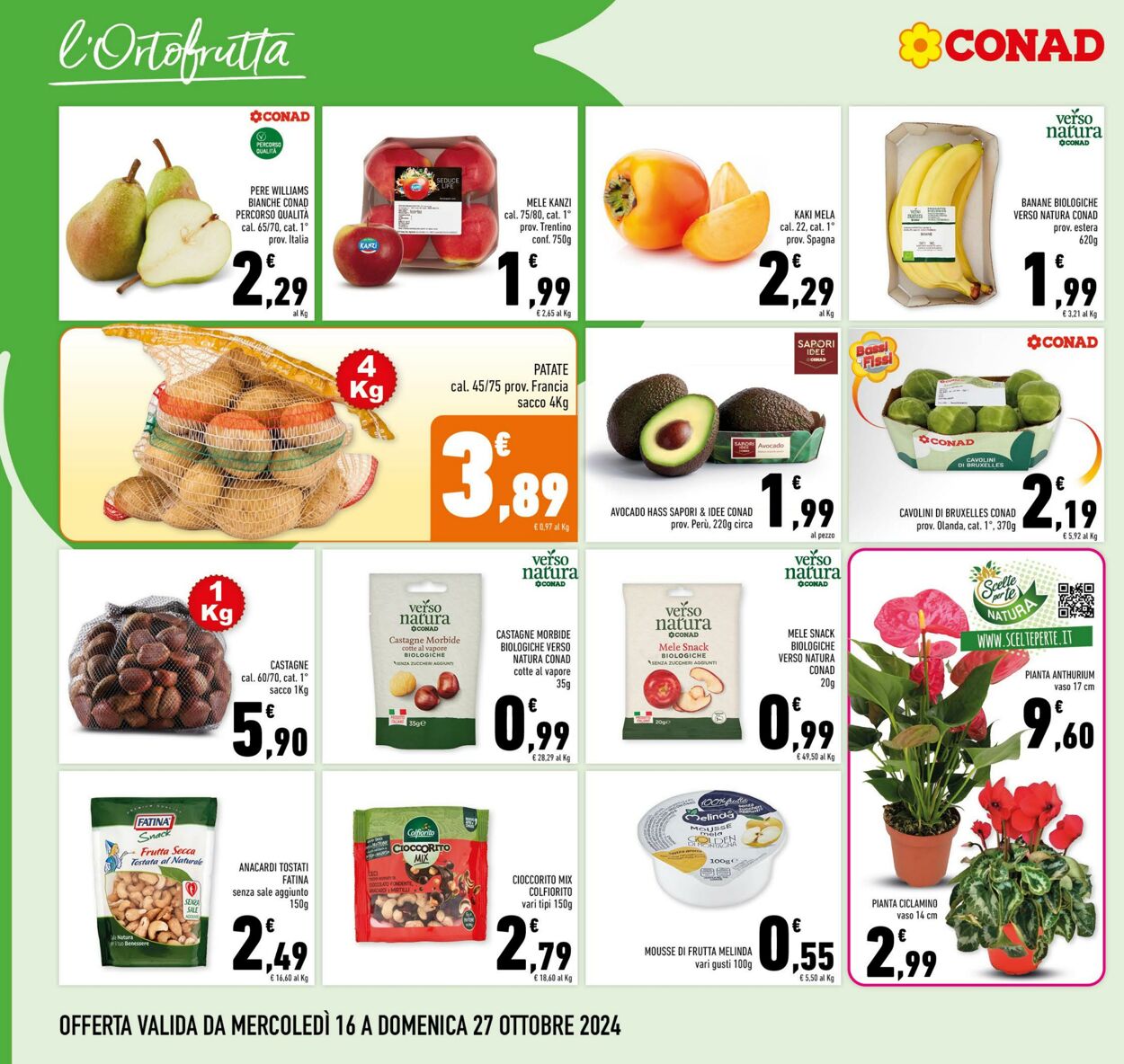 Volantino Conad 16.10.2024 - 27.10.2024