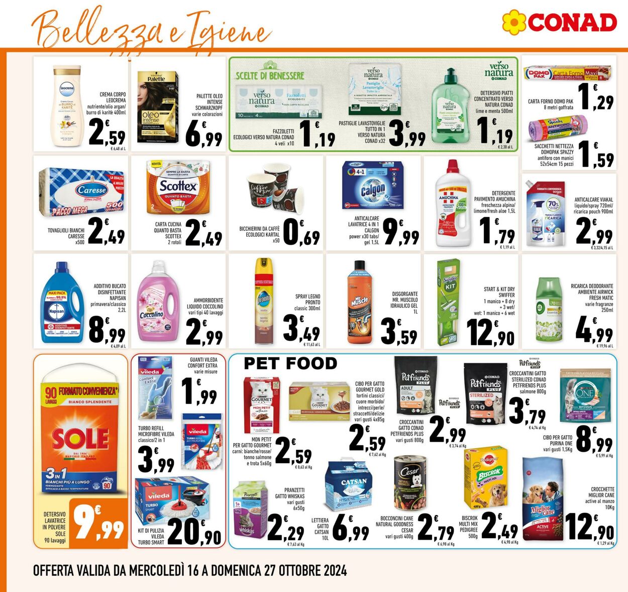 Volantino Conad 16.10.2024 - 27.10.2024