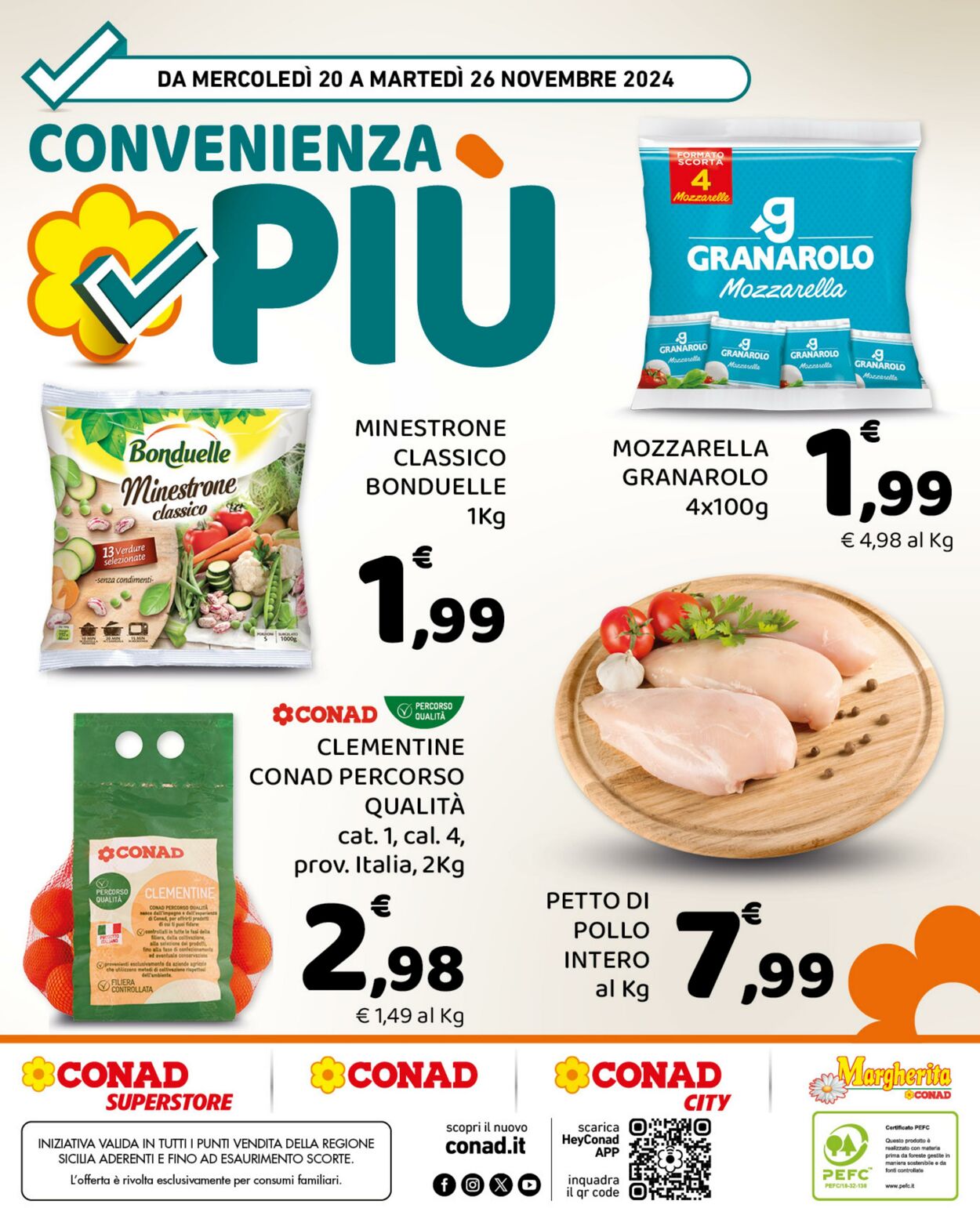 Volantino Conad 20.11.2024 - 26.11.2024