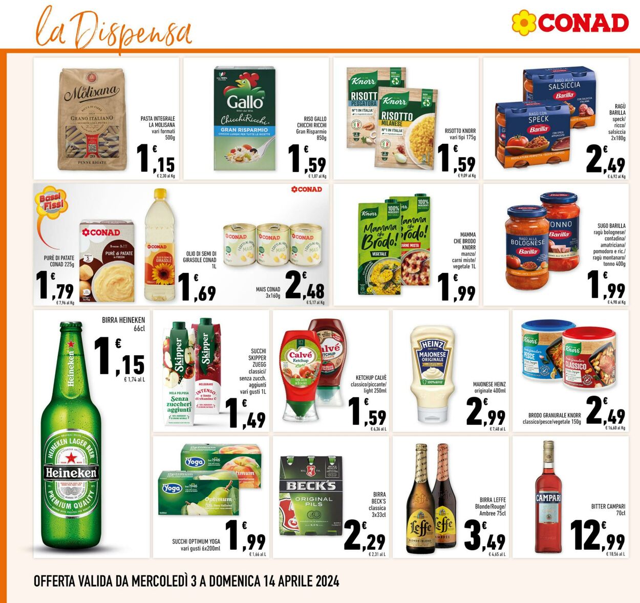 Volantino Conad 03.04.2024 - 14.04.2024