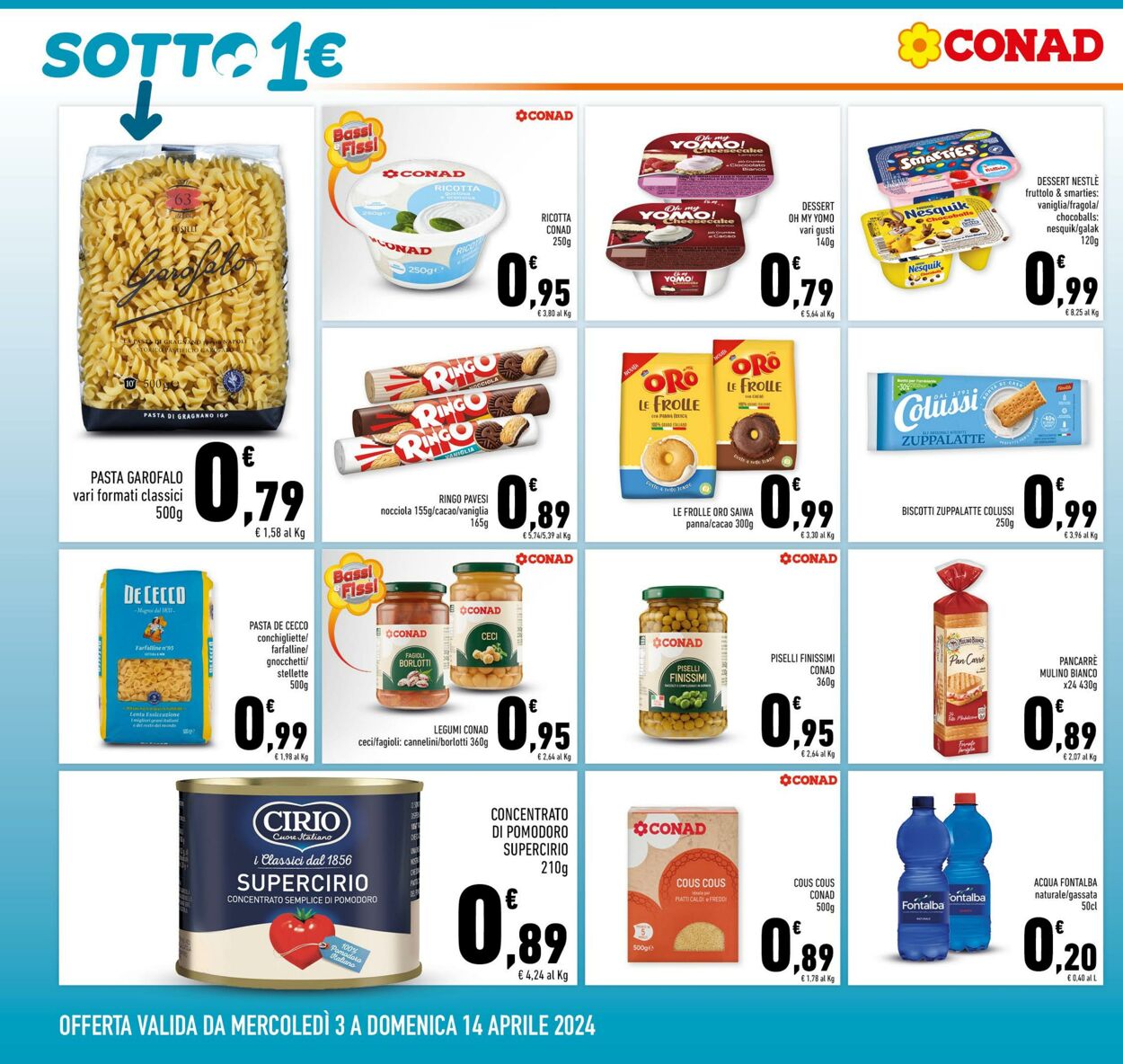 Volantino Conad 03.04.2024 - 14.04.2024