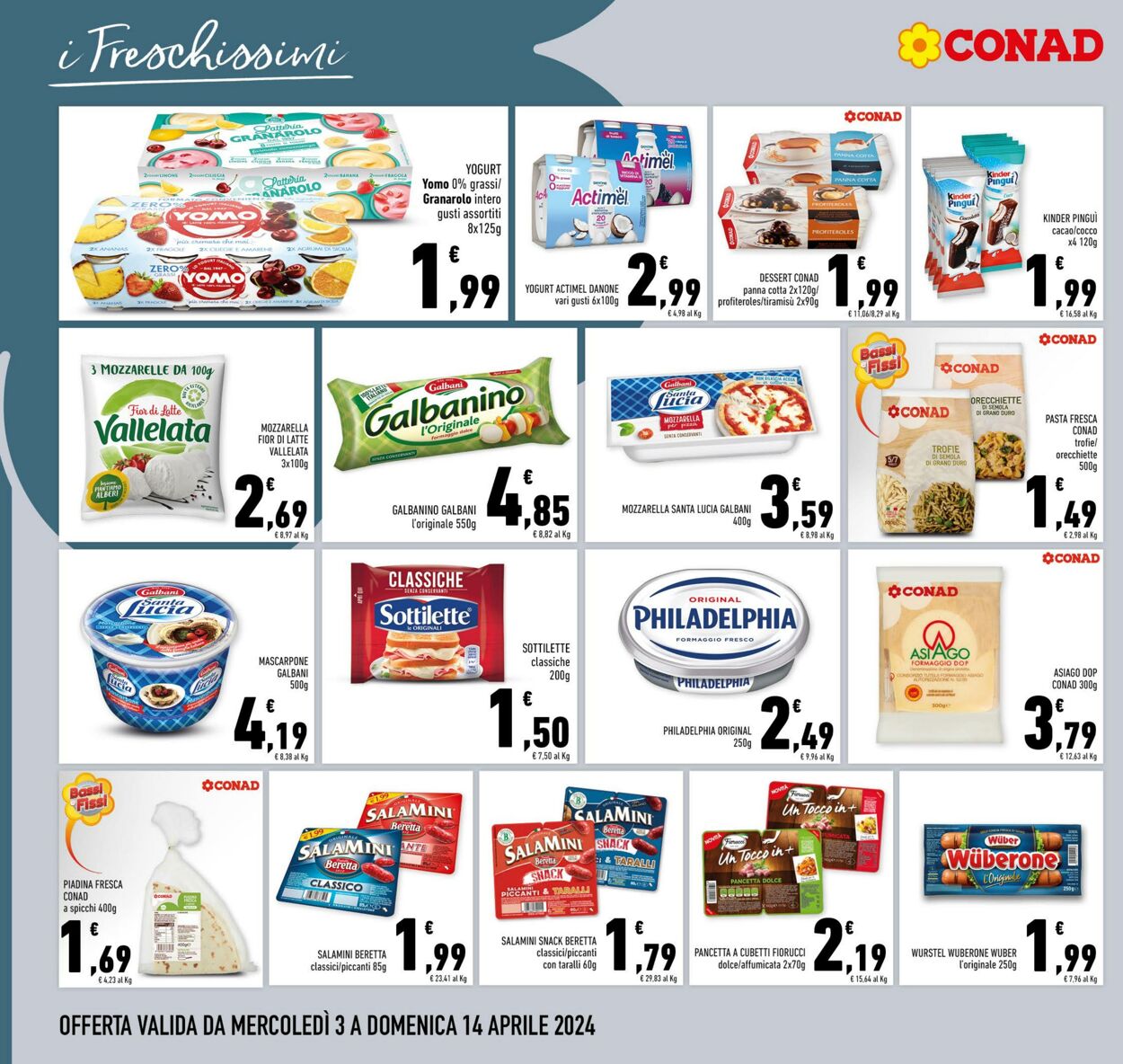 Volantino Conad 03.04.2024 - 14.04.2024