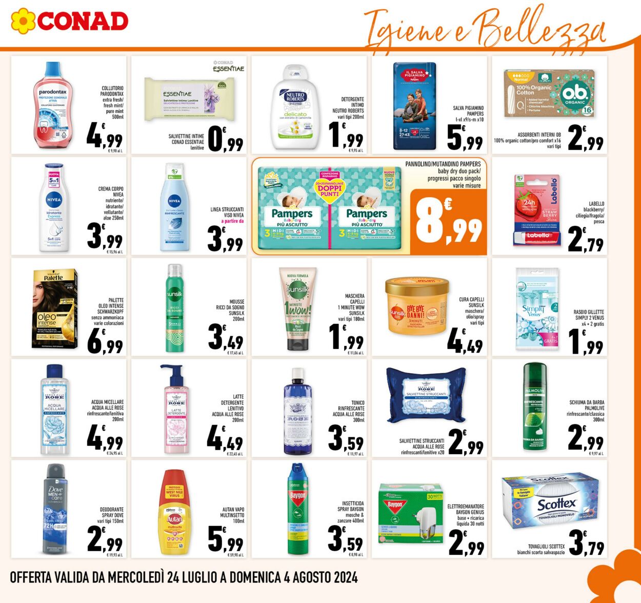 Volantino Conad 24.07.2024 - 04.08.2024