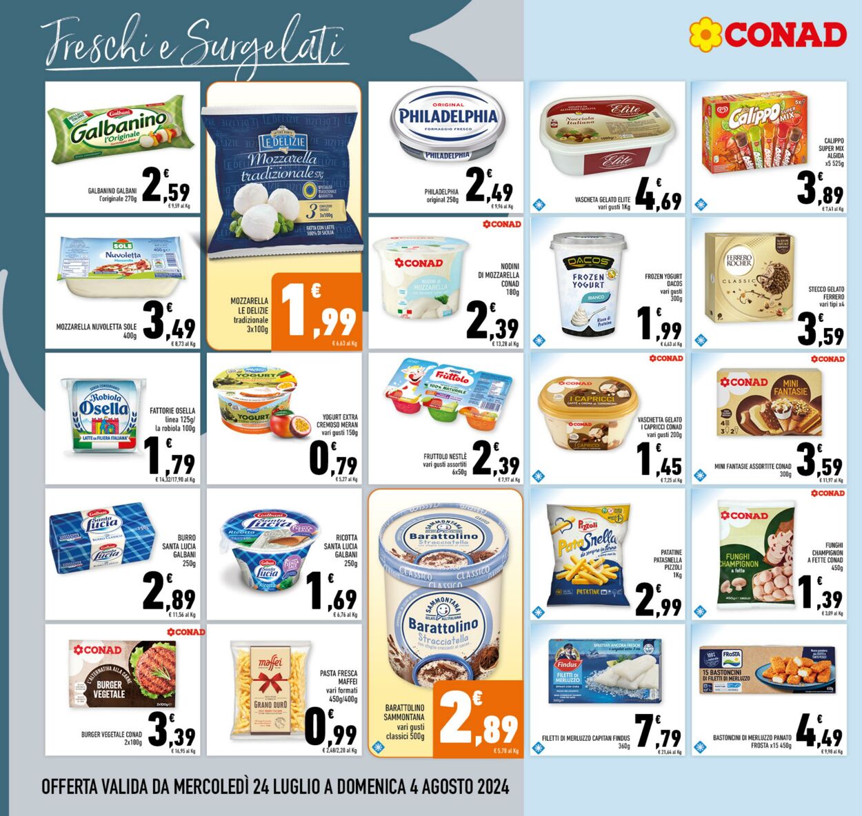 Volantino Conad 24.07.2024 - 04.08.2024