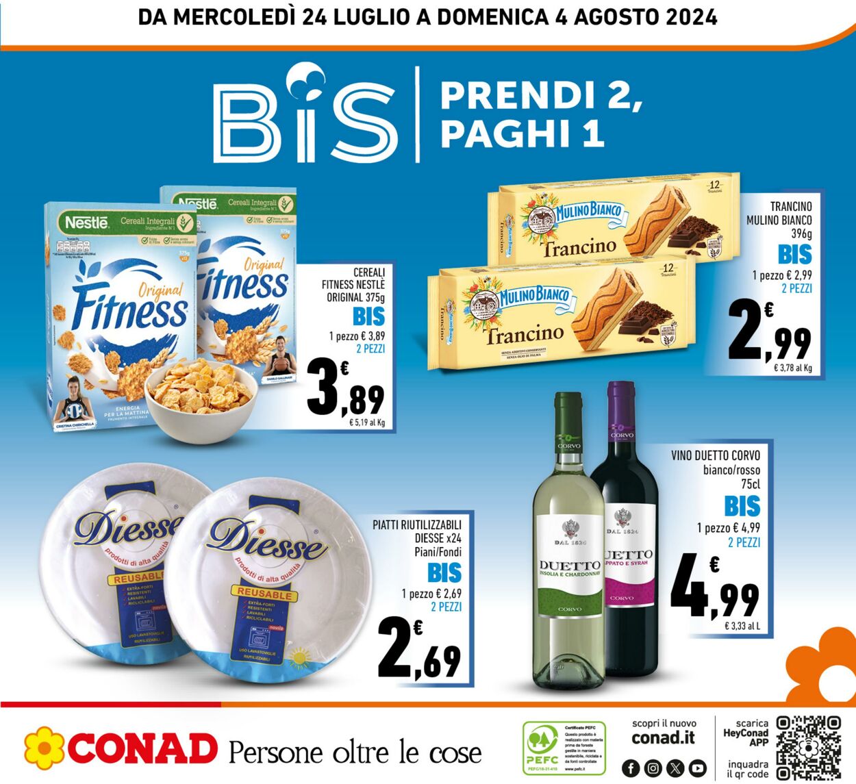 Volantino Conad 24.07.2024 - 04.08.2024