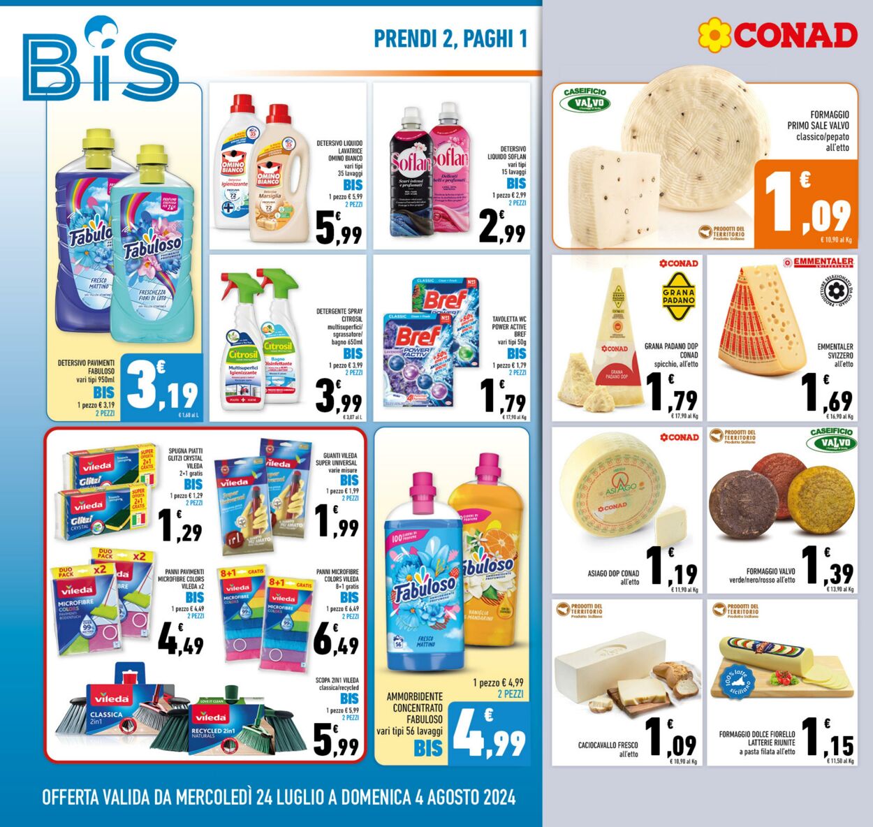 Volantino Conad 24.07.2024 - 04.08.2024