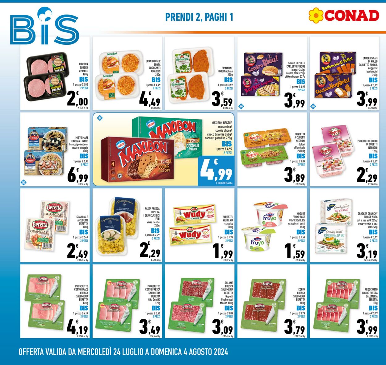 Volantino Conad 24.07.2024 - 04.08.2024