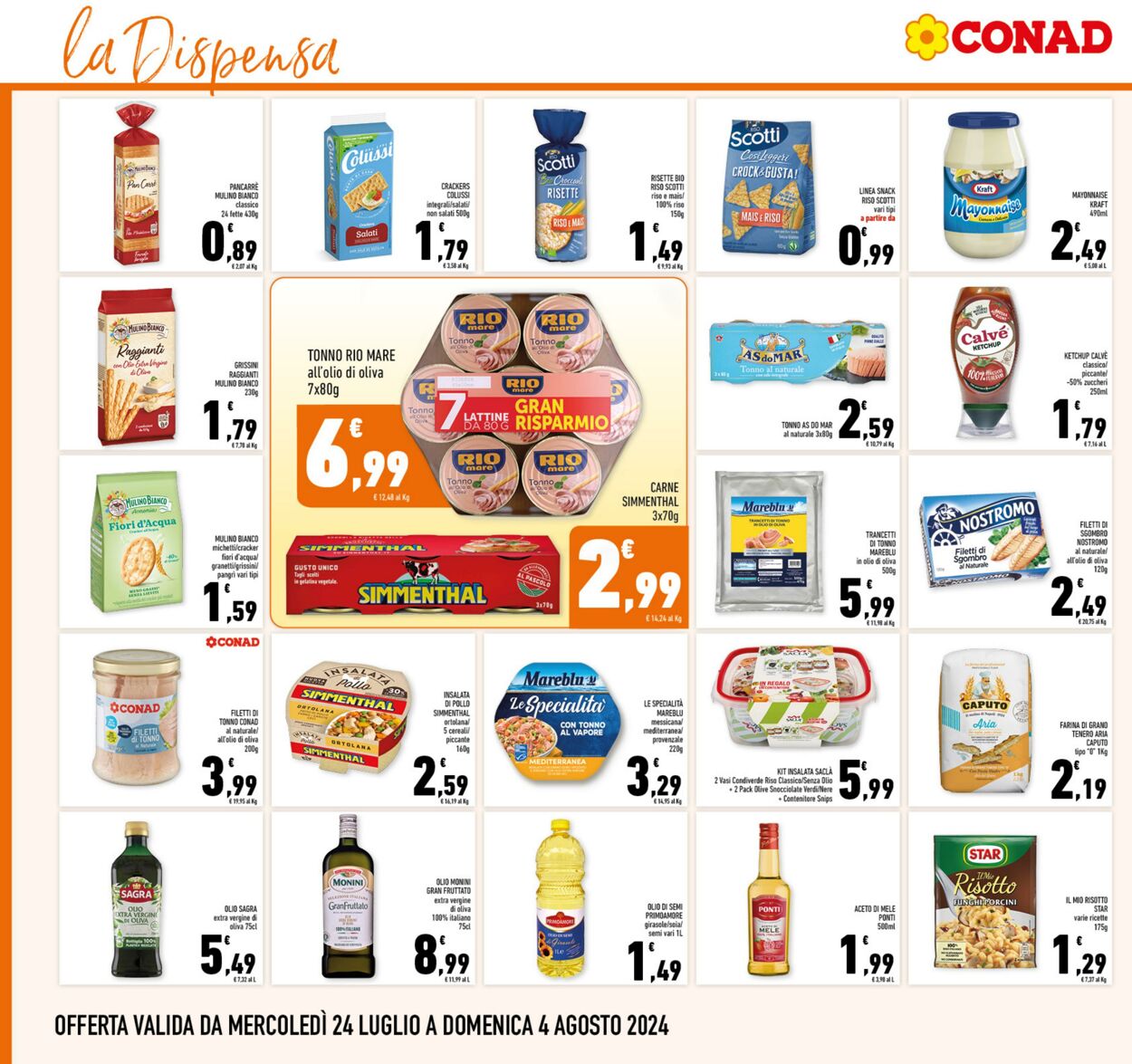 Volantino Conad 24.07.2024 - 04.08.2024