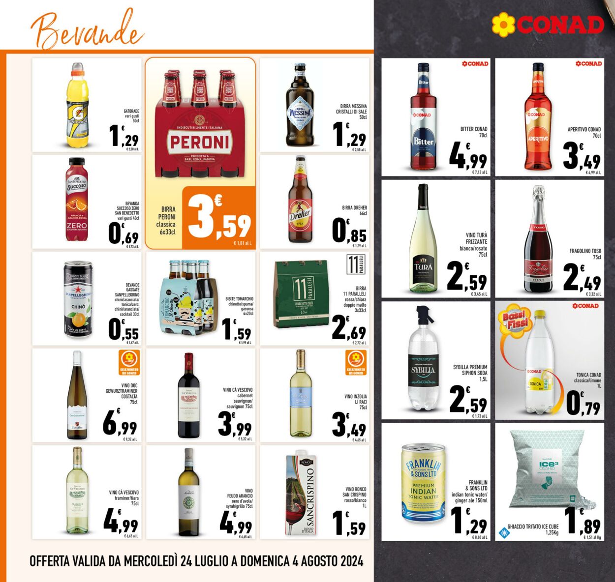 Volantino Conad 24.07.2024 - 04.08.2024