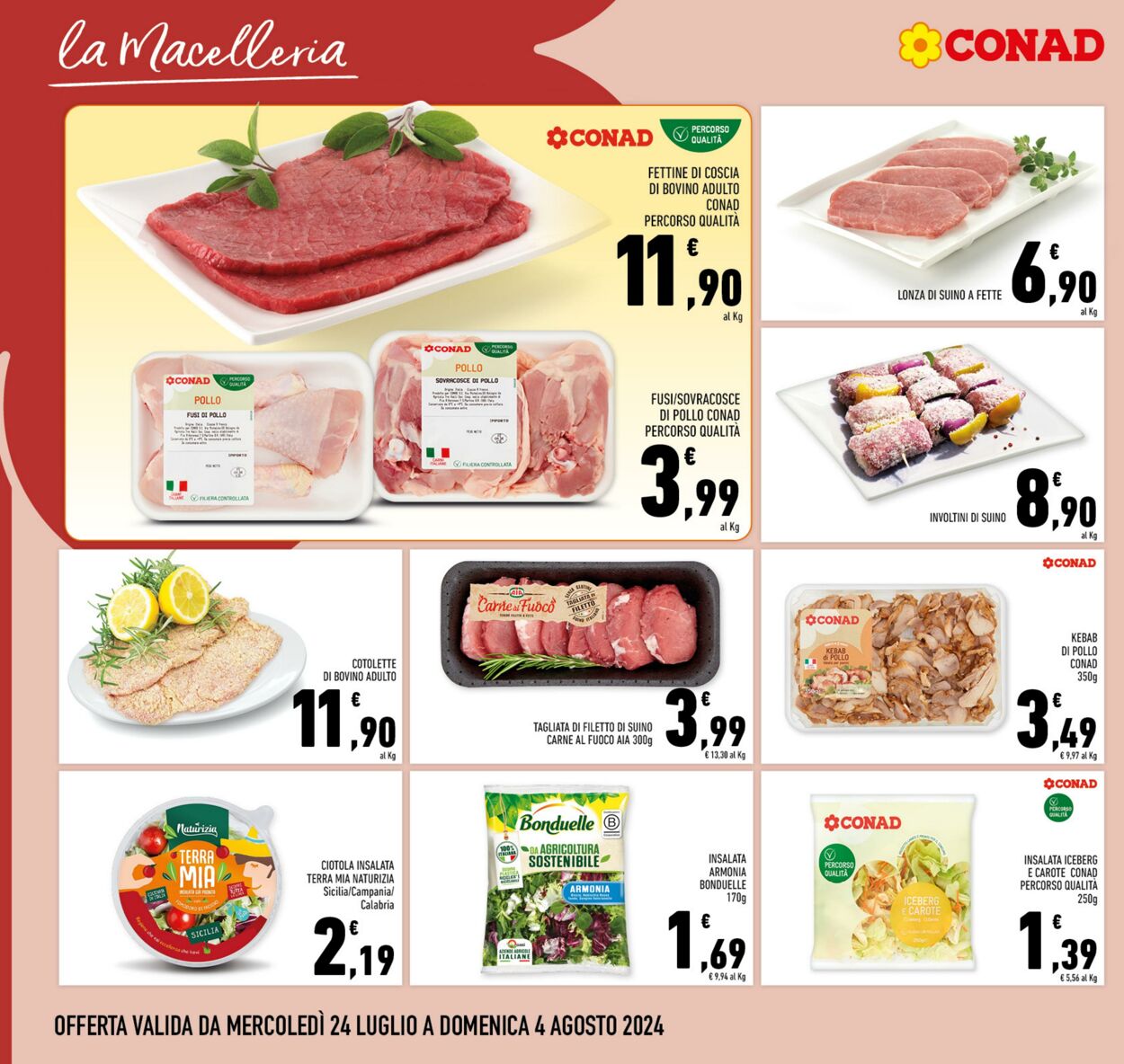 Volantino Conad 24.07.2024 - 04.08.2024