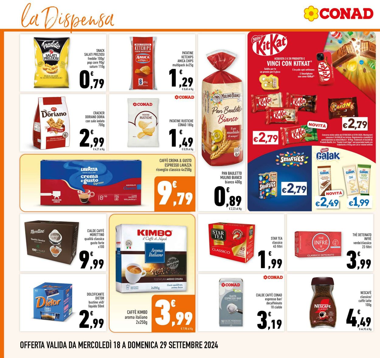 Volantino Conad 18.09.2024 - 29.09.2024