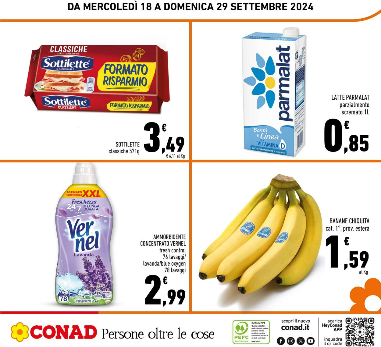 Volantino Conad 18.09.2024 - 29.09.2024