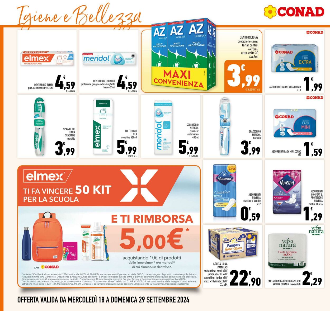 Volantino Conad 18.09.2024 - 29.09.2024