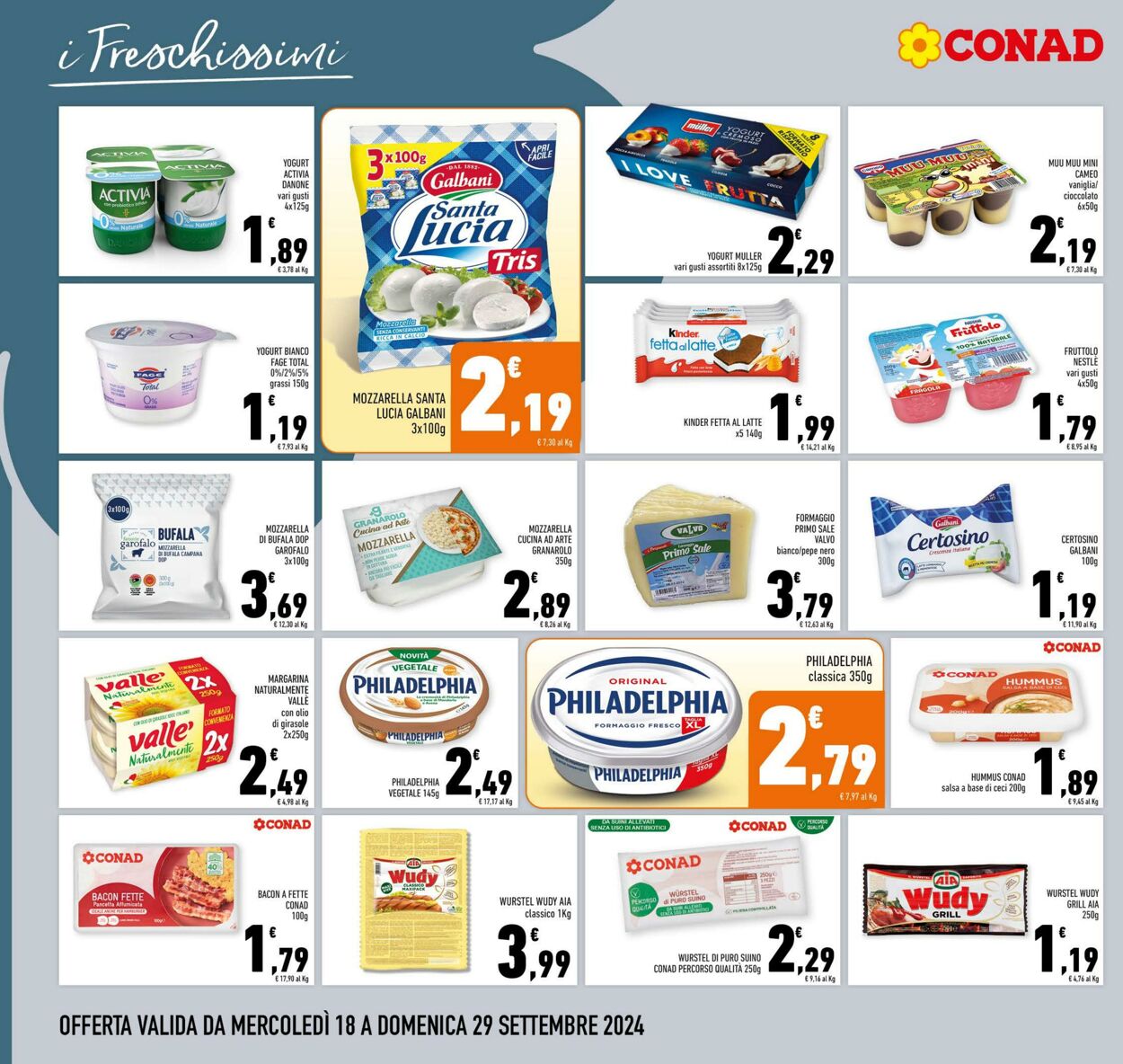 Volantino Conad 18.09.2024 - 29.09.2024