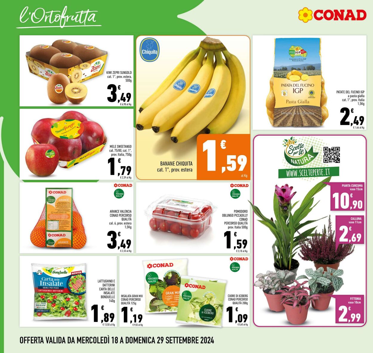 Volantino Conad 18.09.2024 - 29.09.2024