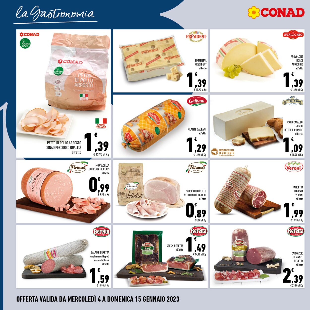 Volantino Conad 04.01.2023 - 15.01.2023