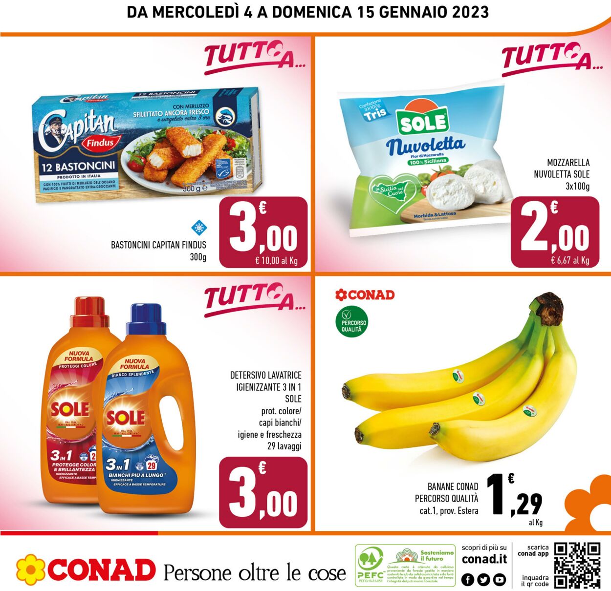 Volantino Conad 04.01.2023 - 15.01.2023