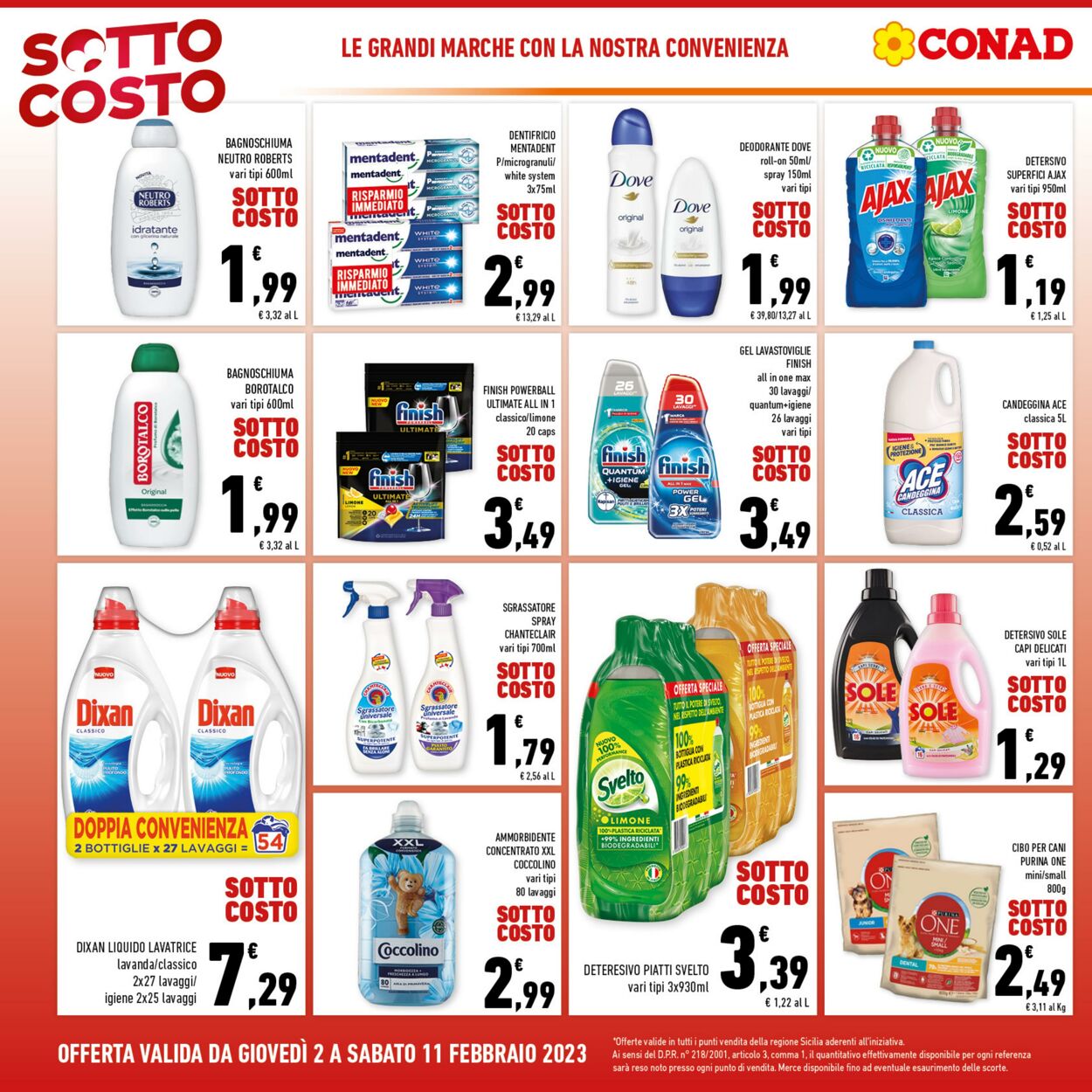 Volantino Conad 02.02.2023 - 11.02.2023