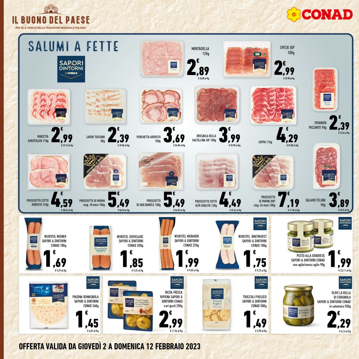 Volantino Conad 02.02.2023 - 11.02.2023