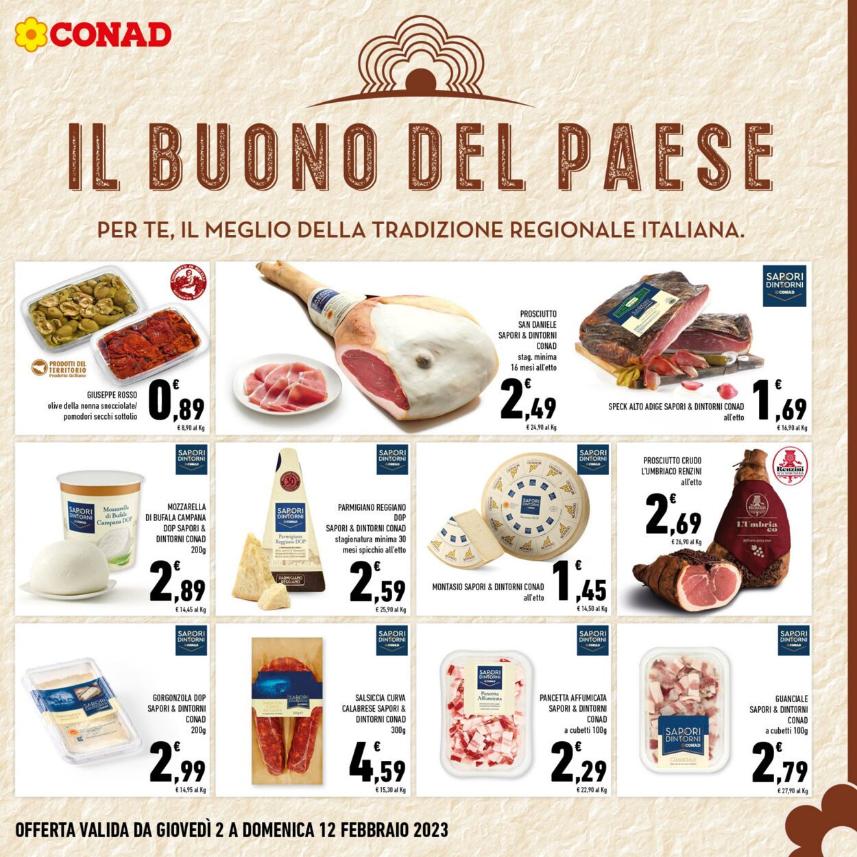 Volantino Conad 02.02.2023 - 11.02.2023