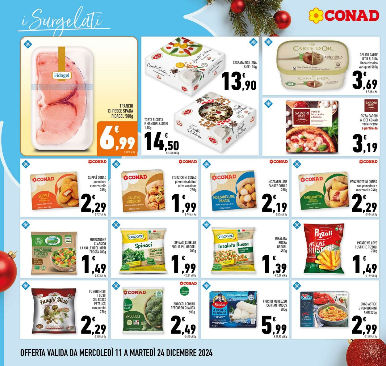 Volantino Conad 11.12.2024 - 24.12.2024