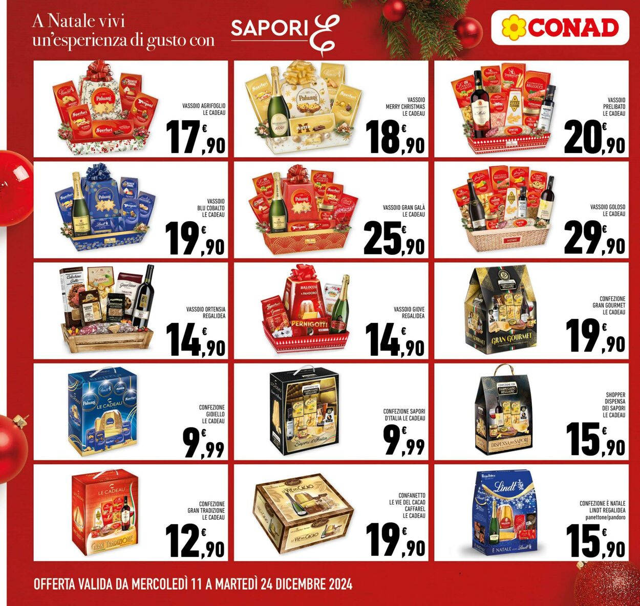 Volantino Conad 11.12.2024 - 24.12.2024