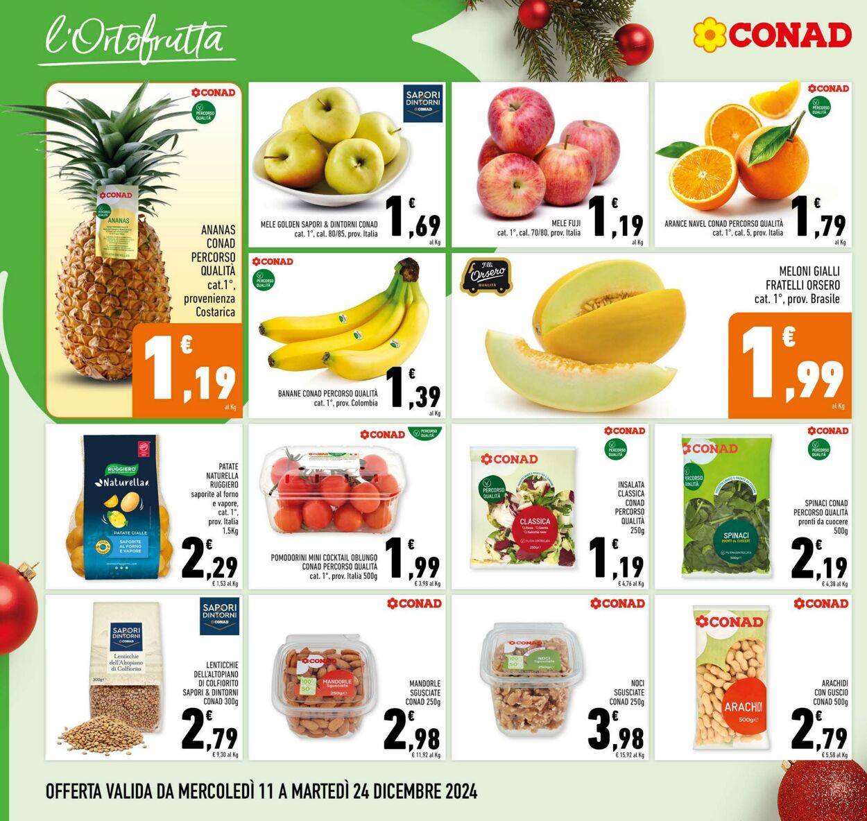 Volantino Conad 11.12.2024 - 24.12.2024